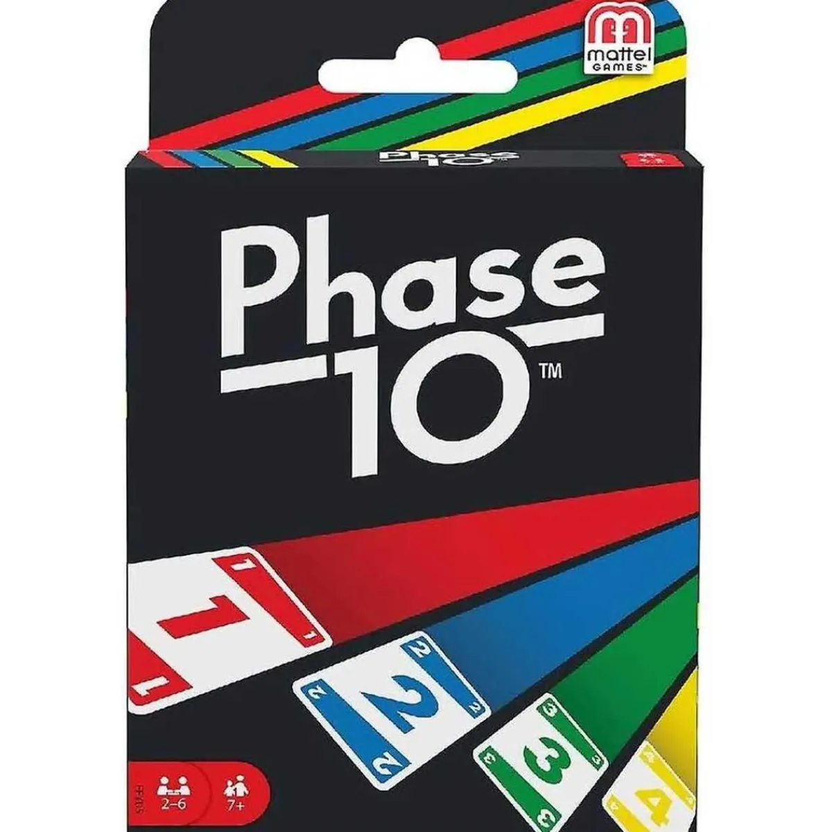 - Juego de cartas Phase 10 inspirado en Rummy para fases familiares ㅤ*MATTEL Hot
