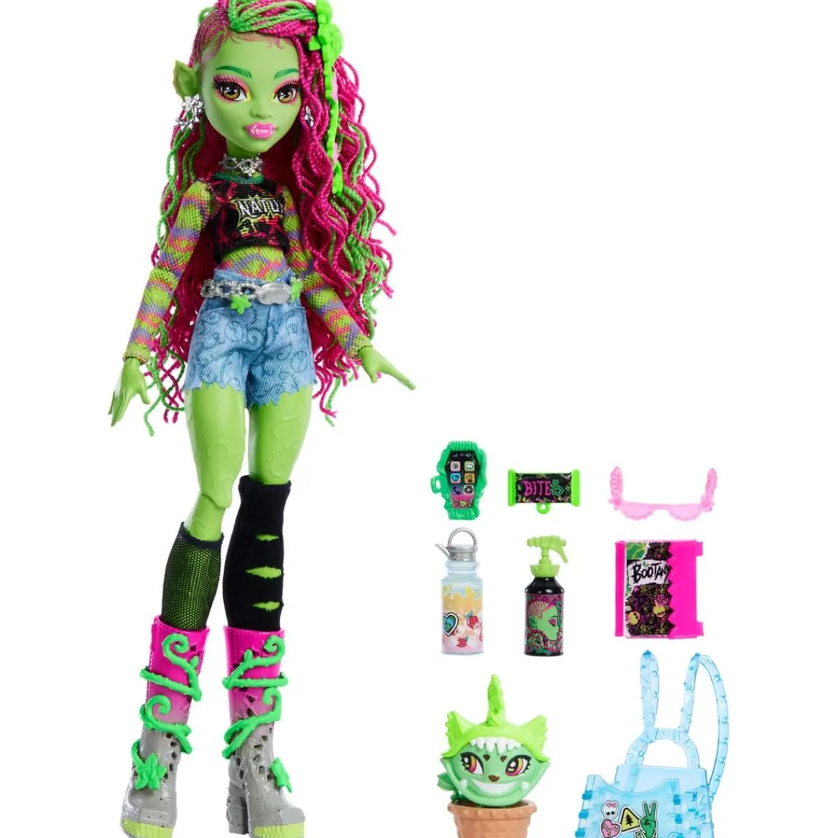 - Monster High - Muñeca Venus con accesorios Muñecas