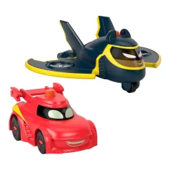 - Pack coches de juguete con luces serie Batwheels ㅤ*MATTEL Hot