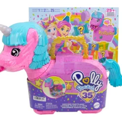 - Polly Pocket - Cofre unicornio Partyland juguete - (Varios modelos)*MATTEL Outlet