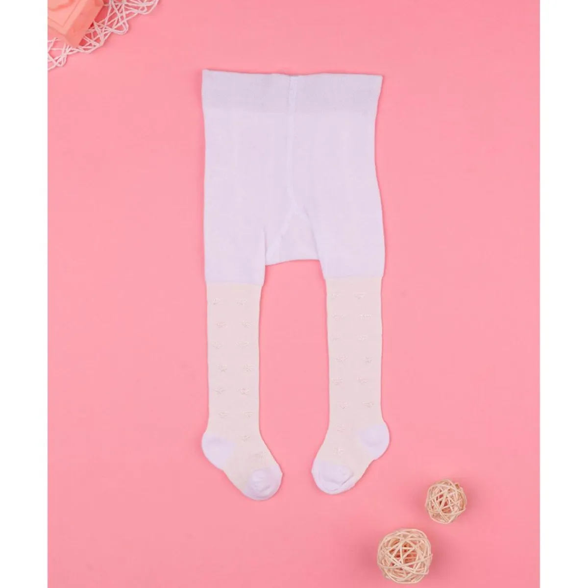 Medias blancas con lazos*Prenatal Best