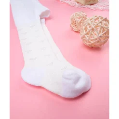 Medias blancas con lazos*Prenatal Best