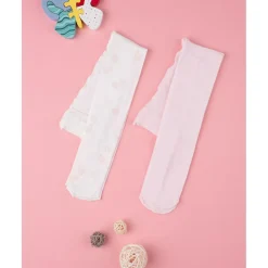 Medias de microfibra blancas y rosas*Prenatal Clearance