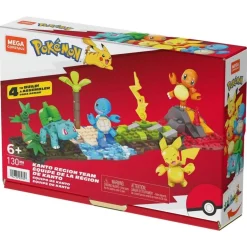 Outlet Mega Bloks - Pokemon - Juego Construcción Kanto Team ㅤ Juguetes De Construcción