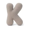 - Almohada Infantil con Forma de Letra “K” Color Gris Claro “Bearly K”*MEOWBABY Clearance
