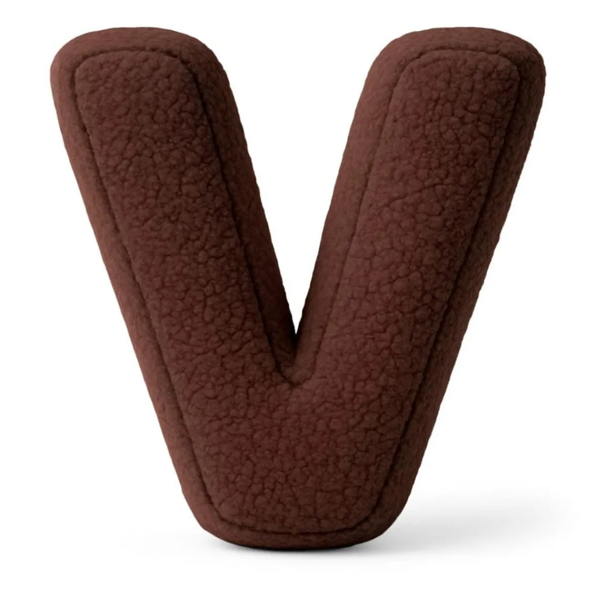 Clearance - Almohada Infantil con Forma de Letra “V” Color Marrón Oscuro “Bearly V” Descanso·Colchones Y Almohadas