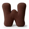 - Almohada Infantil con Forma de Letra “W” Color Marrón Oscuro “Bearly W”*MEOWBABY Hot