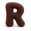 - Almohada Infantil con Forma de Letra “R” Color Marrón Oscuro “Bearly R”*MEOWBABY Hot