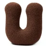 Clearance - Almohada Infantil con Forma de Letra “U” Color Marrón Oscuro “Bearly U” Descanso·Colchones Y Almohadas