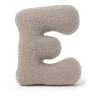 - Almohada Infantil con Forma de Letra “E” Color Gris Claro “Bearly E”*MEOWBABY Best