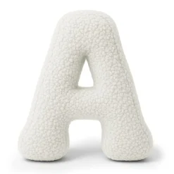 - Almohada Infantil con Forma de Letra “A” Color Blanco Roto “Bearly A”*MEOWBABY Sale