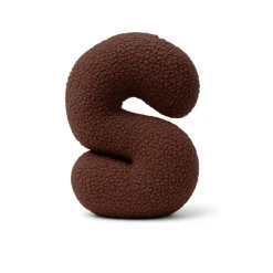 - Almohada Infantil con Forma de Letra “S” Color Marrón Oscuro “Bearly S”*MEOWBABY Sale