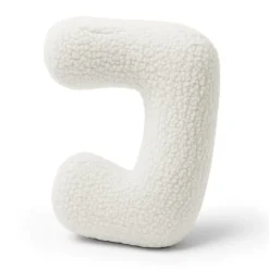 Clearance - Almohada Infantil con Forma de Letra “J” Color Blanco Roto “Bearly J” Descanso·Colchones Y Almohadas