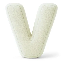 - Almohada Infantil con Forma de Letra “V” Color Crema “Bearly V”*MEOWBABY Online