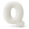 - Almohada Infantil con Forma de Letra “Q” Color Blanco Roto “Bearly Q”*MEOWBABY Best