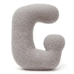 - Almohada Infantil con Forma de Letra “G” Color Gris Claro “Bearly G”*MEOWBABY Discount