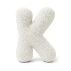 - Almohada Infantil con Forma de Letra “K” Color Blanco Roto “Bearly K”*MEOWBABY Hot
