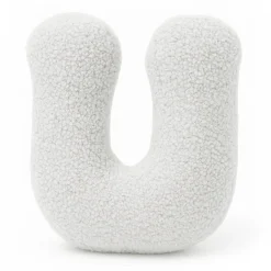 - Almohada Infantil con Forma de Letra “U” Color Blanco Roto “Bearly U”*MEOWBABY Hot
