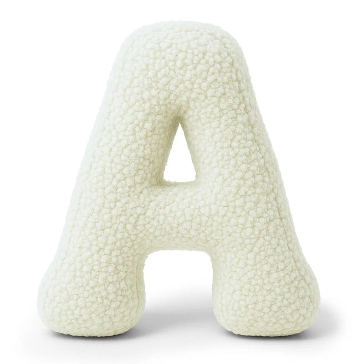 Discount - Almohada Infantil con Forma de Letra “A” Color Crema “Bearly A” Descanso·Colchones Y Almohadas