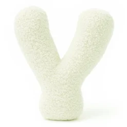Online - Almohada Infantil con Forma de Letra “Y” Color Crema “Bearly Y” Descanso·Colchones Y Almohadas