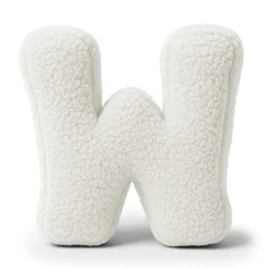 - Almohada Infantil con Forma de Letra “W” Color Blanco Roto “Bearly W”*MEOWBABY Sale