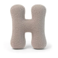 - Almohada Infantil con Forma de Letra “H” Color Gris Claro “Bearly H” Descanso·Colchones Y Almohadas