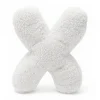 Hot - Almohada Infantil con Forma de Letra “X” Color Blanco Roto “Bearly X” Descanso·Colchones Y Almohadas