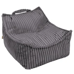 New - Churros Sako Bag – Puf infantil en gris oscuro Entretenimiento·Hamacas Y Columpios|Estilo De Vida