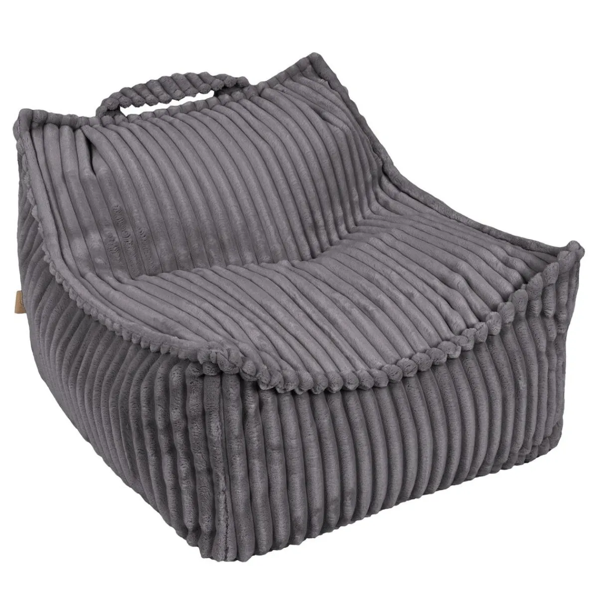 New - Churros Sako Bag – Puf infantil en gris oscuro Entretenimiento·Hamacas Y Columpios|Estilo De Vida