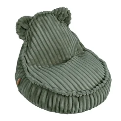 Sale - Churros Sako Bag Teddy – Puf infantil en verde oliva Entretenimiento·Hamacas Y Columpios|Estilo De Vida