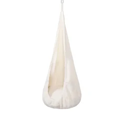 New - Columpio Infantil Tipo Capullo con Orejas de Oso Color Blanco “Baby Cocoon Swing Bearly” Entretenimiento·Hamacas Y Columpios
