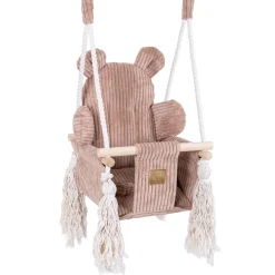 New - Columpio Interior “Bear Swing” para bebés Rosa Entretenimiento·Hamacas Y Columpios