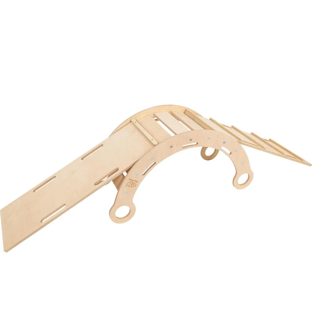 - Mecedora Infantil de Madera Natural con Tobogán y Escalera “Medium Dream Rocker Classic”*MEOWBABY Hot