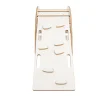 Hot - Mecedora Infantil Blanca con Escalera y Cojín Beige “Medium Dream Rocker White Wood” Entretenimiento·Hamacas Y Columpios