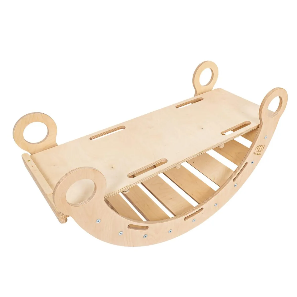 - Mecedora Infantil de Madera Natural con Tobogán “Medium Dream Rocker Classic”*MEOWBABY Clearance