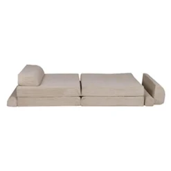 - Sofá de pana Premium infantil beige Entretenimiento·Hamacas Y Columpios|Estilo De Vida