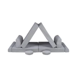 Outlet - Sofá de pana Premium infantil gris Entretenimiento·Hamacas Y Columpios|Estilo De Vida