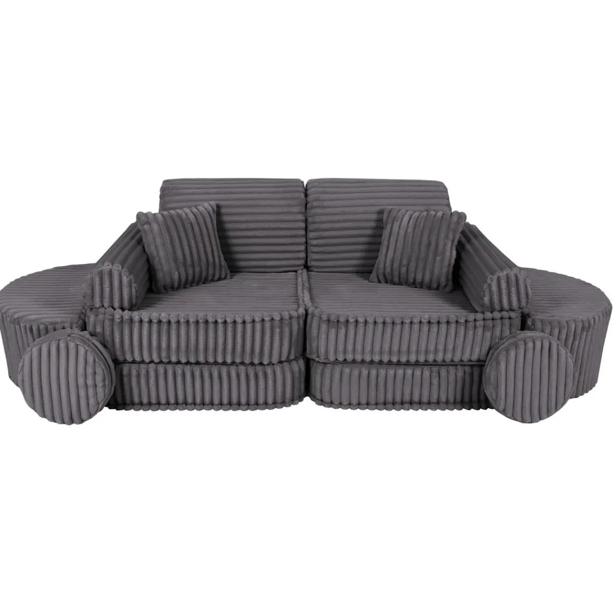 - Sofá Infantil Churros Pocket Max Color Gris Jurassic*MEOWBABY New