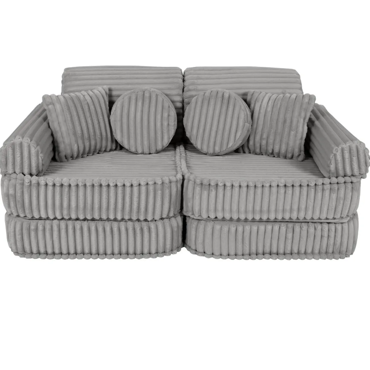 - Sofá Infantil Churros Pocket Plus Color Gris Moon Dust*MEOWBABY New