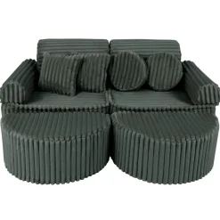 New - Sofá Infantil Churros Pocket Max Color Verde Pine Forest Entretenimiento·Hamacas Y Columpios|Estilo De Vida