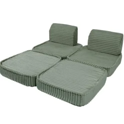 Online - Sofá Infantil Churros Pocket Plus Color Verde Oliva Entretenimiento·Hamacas Y Columpios|Estilo De Vida