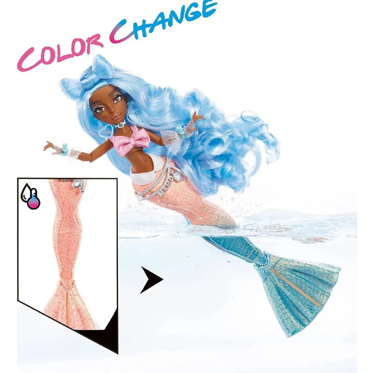 Mermaze Mermaidz - Shellnelle - Muñeca Sirena Muñecas