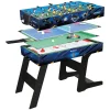 Clearance Mesa Multijuegos 122 cm Plegable 4 en 1 Futbolines|Deportes