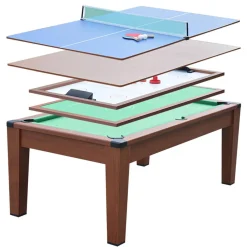 Best Mesa Multijuegos 5 en 1 Deportes|Futbolines