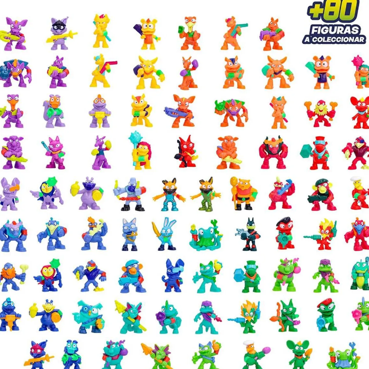 Metazells - Mega pack 7 figuras + 2 troncos serie 1*IMC Outlet