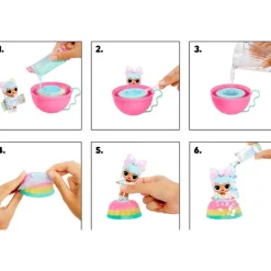 New MGA - L.O.L. Surprise Muñeca Mix & Make Birthday Cake (Varios modelos) ㅤ Coleccionables Y Mini Mundos