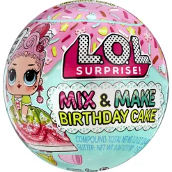 New MGA - L.O.L. Surprise Muñeca Mix & Make Birthday Cake (Varios modelos) ㅤ Coleccionables Y Mini Mundos