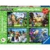 Minecraft - Puzzle Minecraft, colección Mega Pack 4x100, 4 rompecabezas de 100 piezas*RAVENSBURGER IBÉRICA Clearance