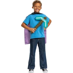 Minecraft - Set de pico y capa Figuras De Acción