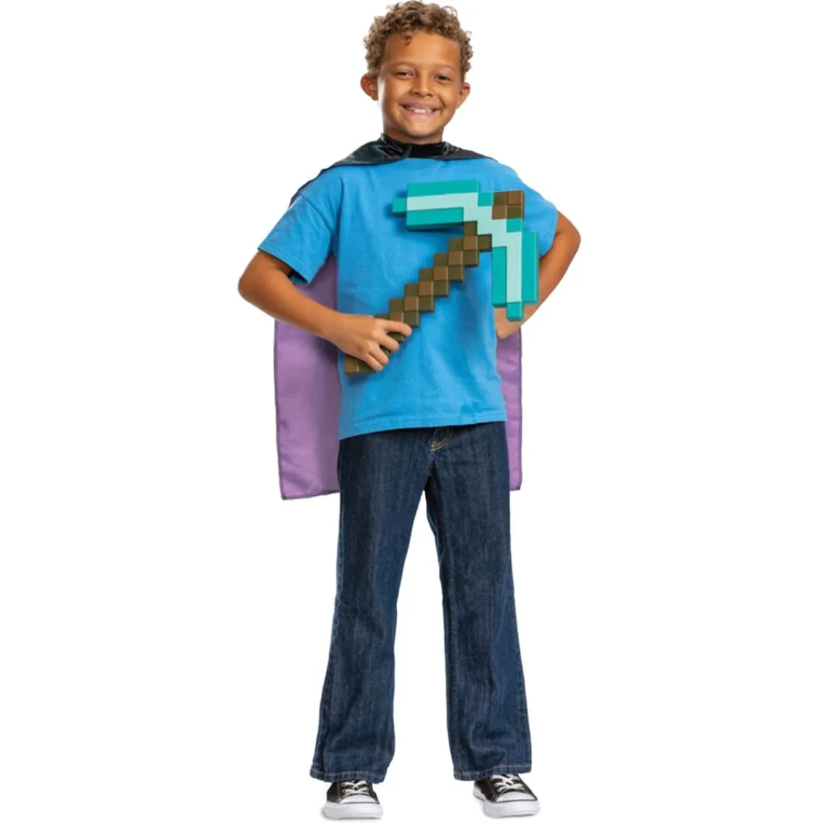 Minecraft - Set de pico y capa Figuras De Acción